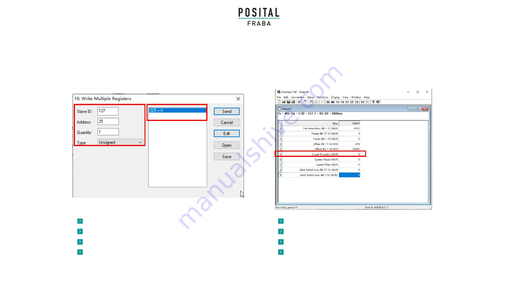 Fraba Posital Quick Start Manual Download Page 10