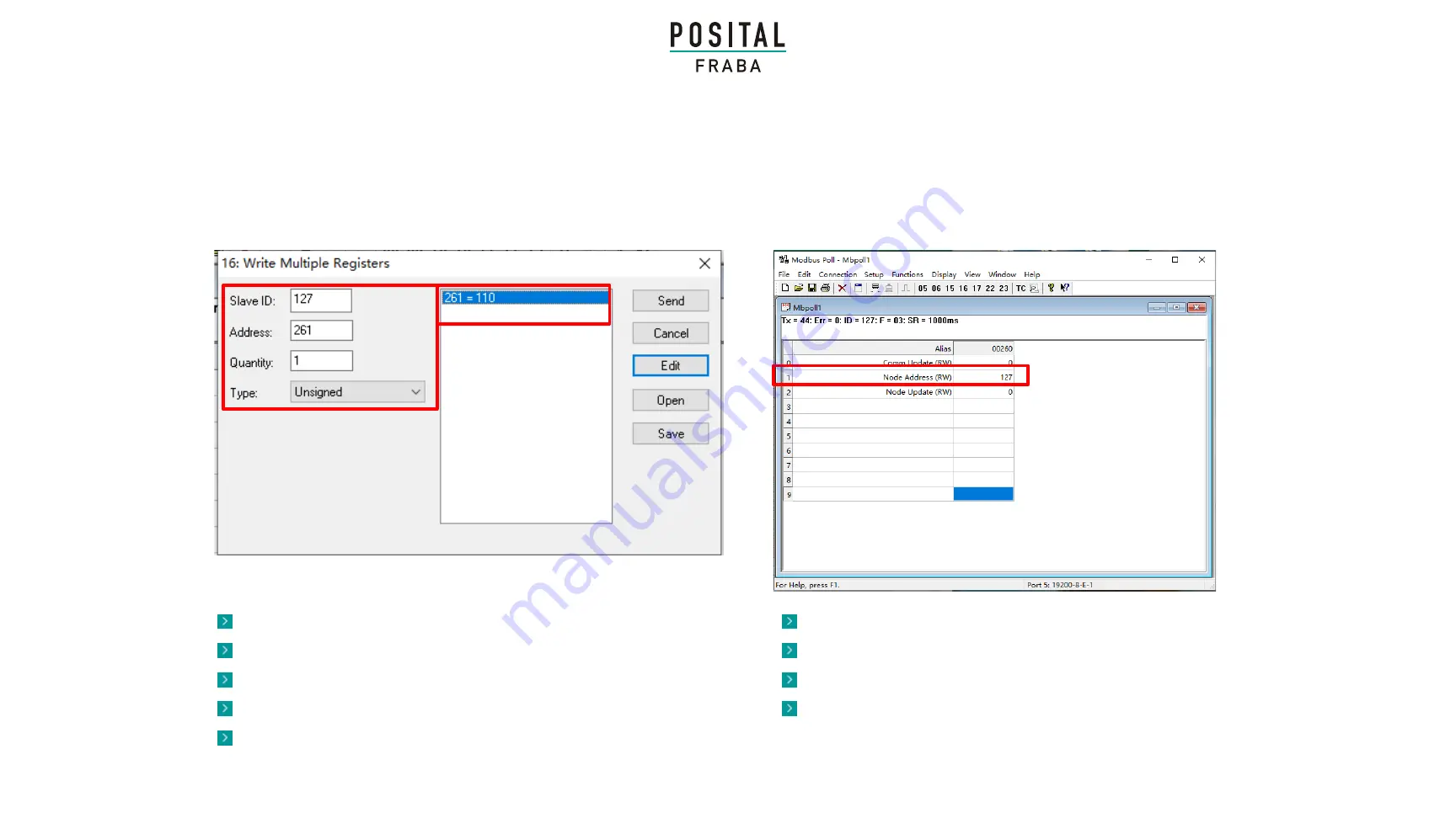 Fraba Posital Quick Start Manual Download Page 14