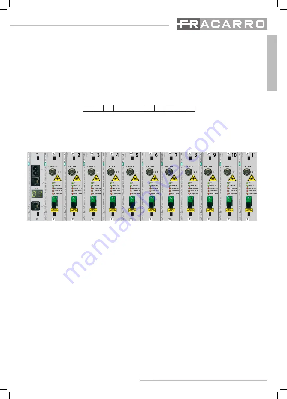 Fracarro 270678 Operating Instructions Manual Download Page 5