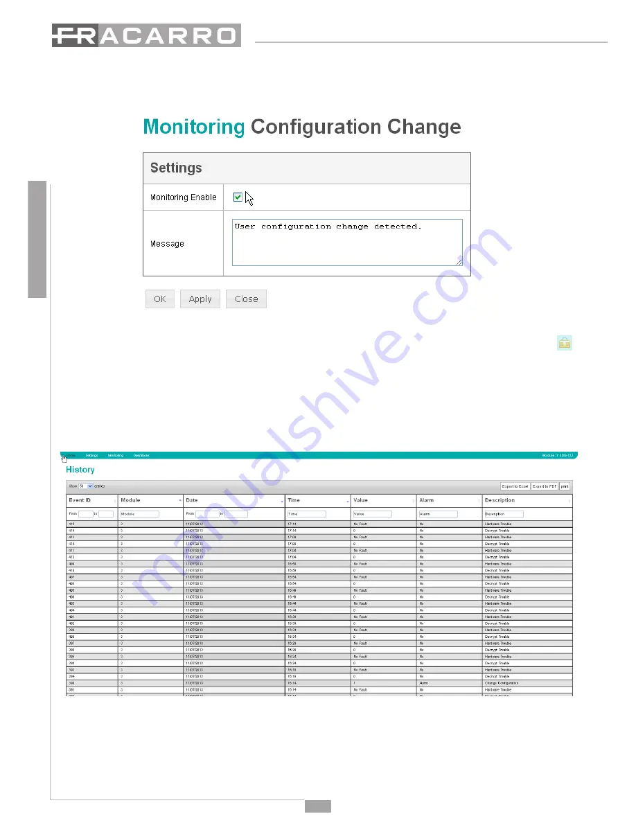 Fracarro 3DG-2S2-2T Operating Instructions Manual Download Page 30