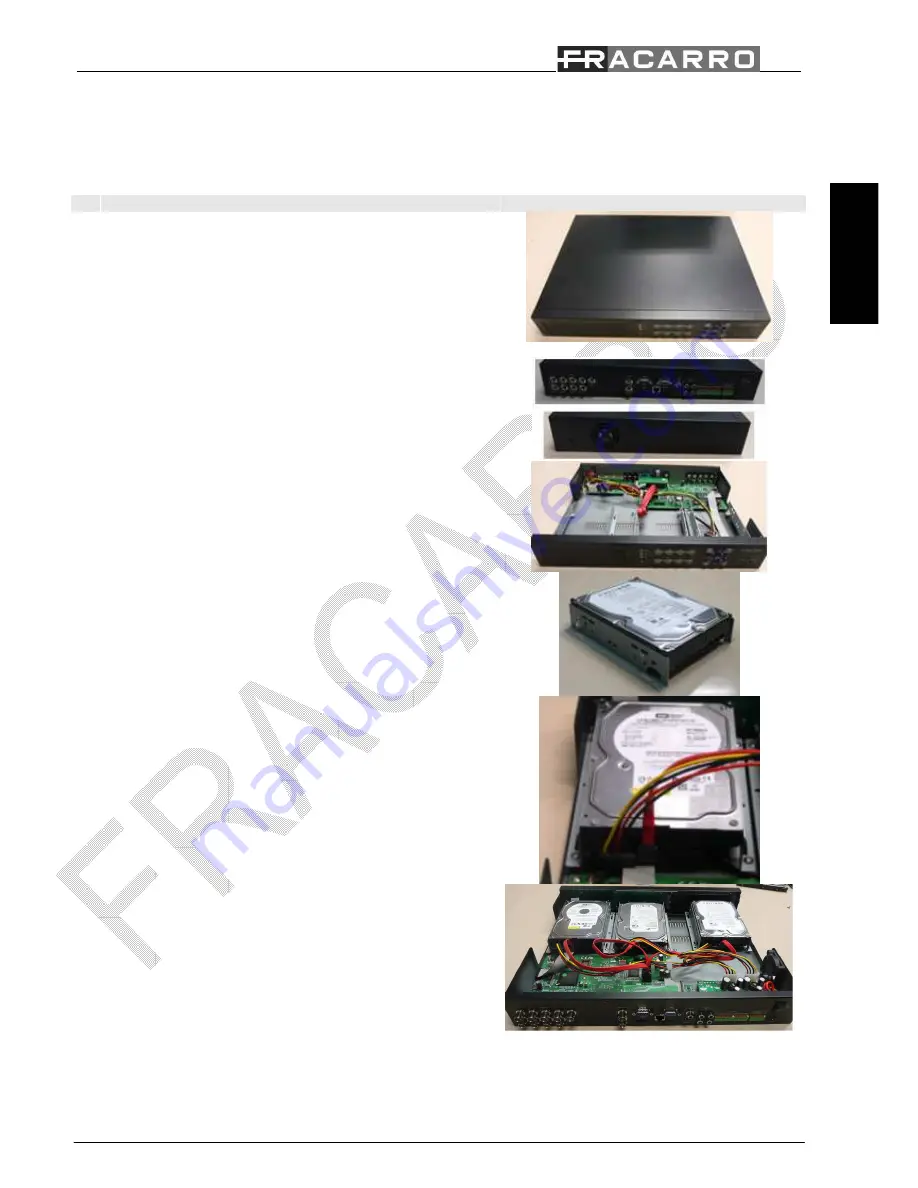 Fracarro DVR MILANO 16 Quick Reference Download Page 9