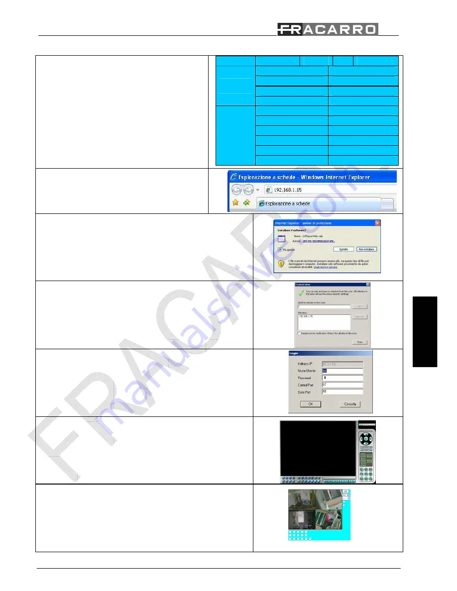 Fracarro DVR MILANO 16 Quick Reference Download Page 65