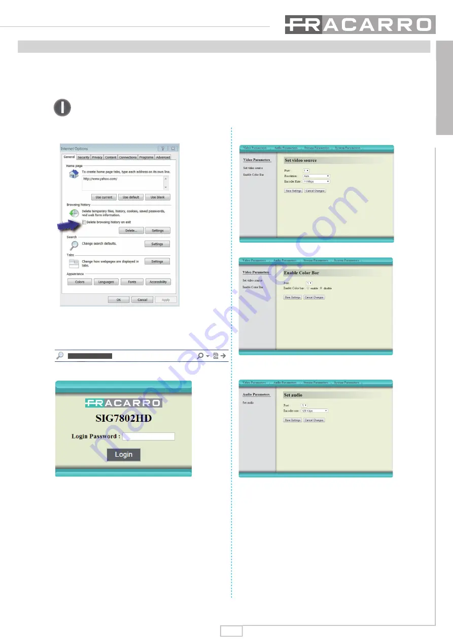 Fracarro SIG7802HD Quick Manual Download Page 27