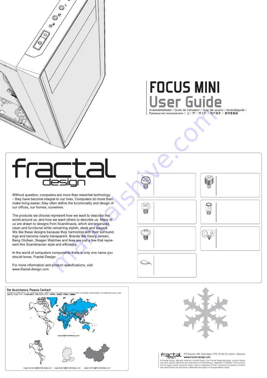 Fractal design FOCUS MINI User Manual Download Page 1