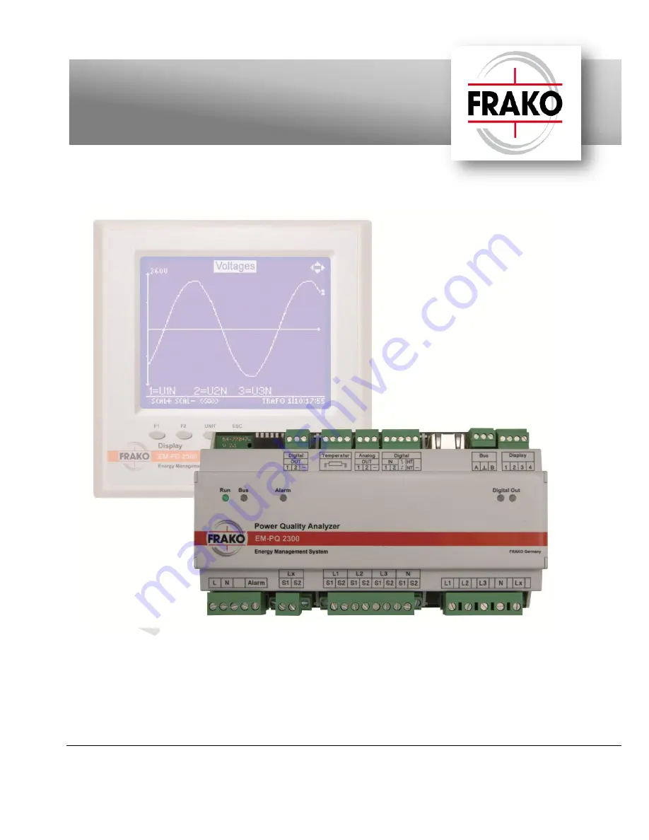 frako EM-PQ 2300 Operating Manual Download Page 1