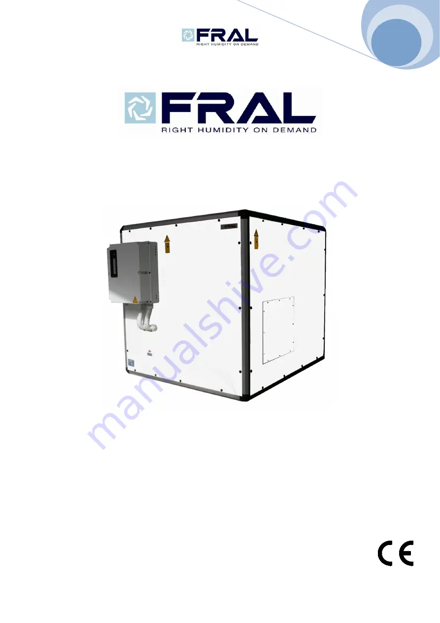 Fral FD750 TCR Installation, Use And Maintenance Manual Download Page 1