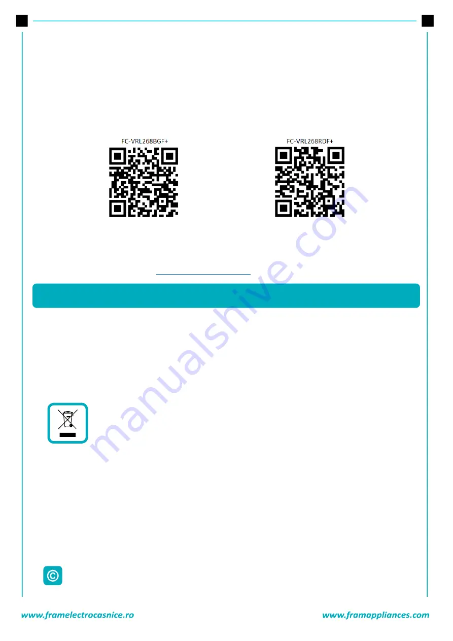 FRAM FC-VRL268BGF+ Instruction Manual Download Page 29