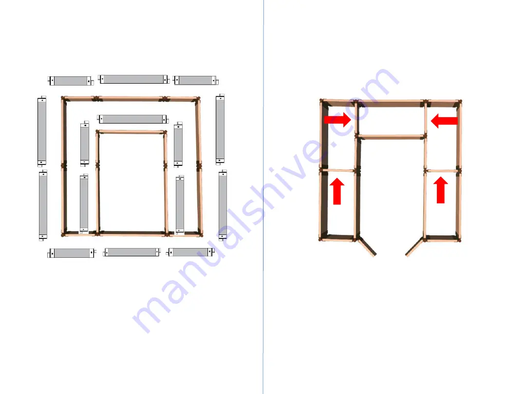 FRAME IT ALL Alamo 8' x 8' Assembly Instructions Manual Download Page 2