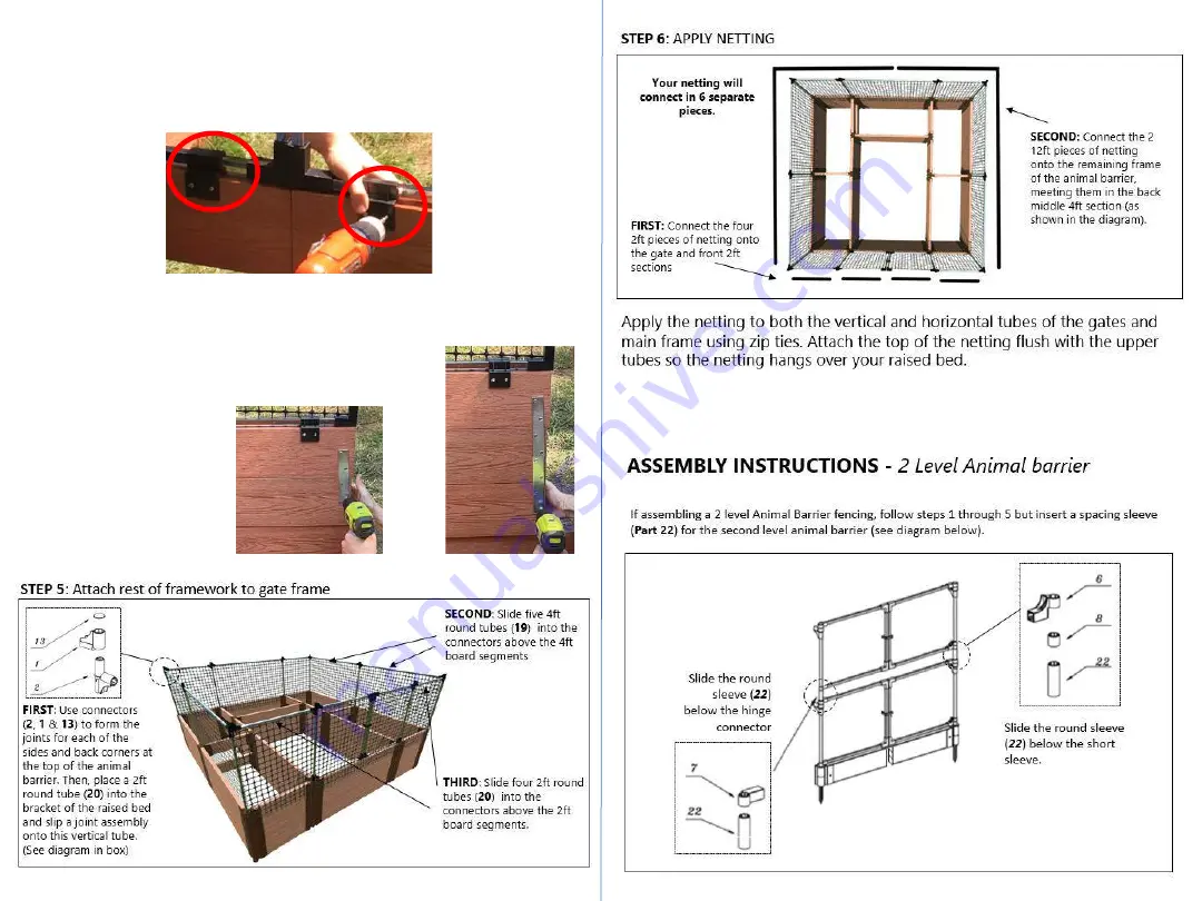 FRAME IT ALL Alamo 8' x 8' Скачать руководство пользователя страница 6