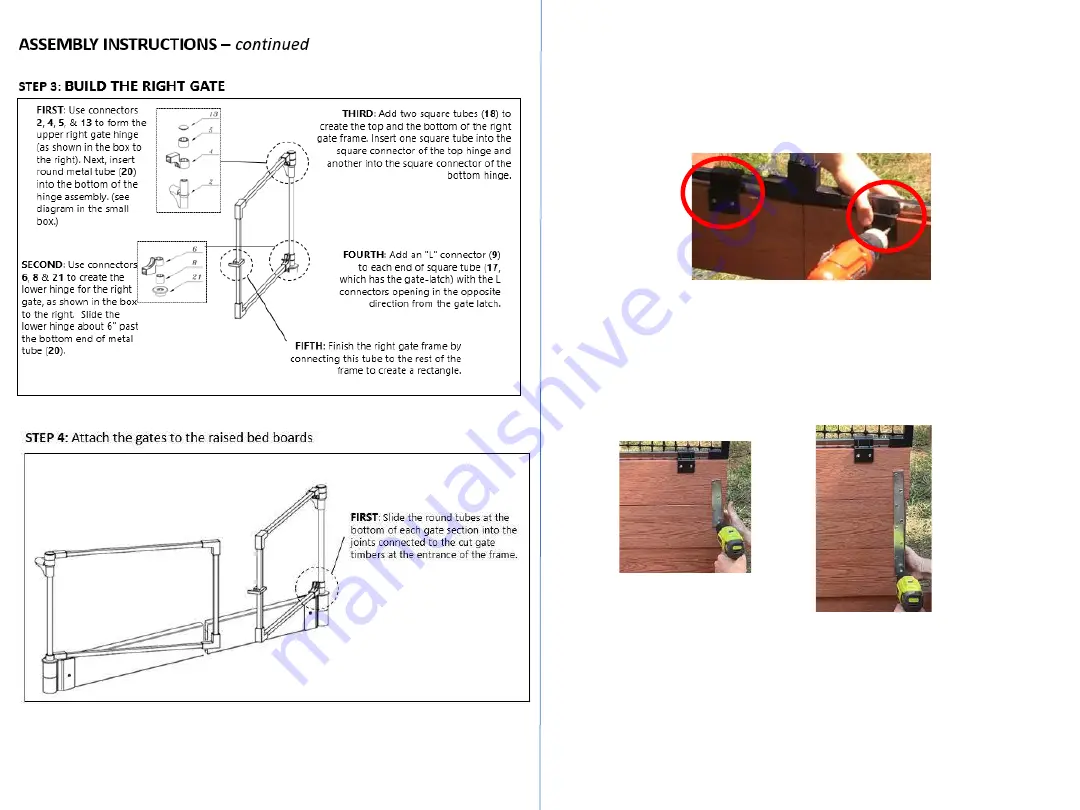 FRAME IT ALL Center Circle 16' x 16' Assembly Instructions Download Page 4