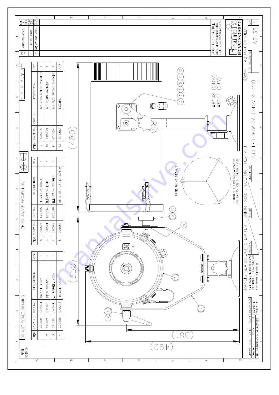 Francis A6138 Скачать руководство пользователя страница 13