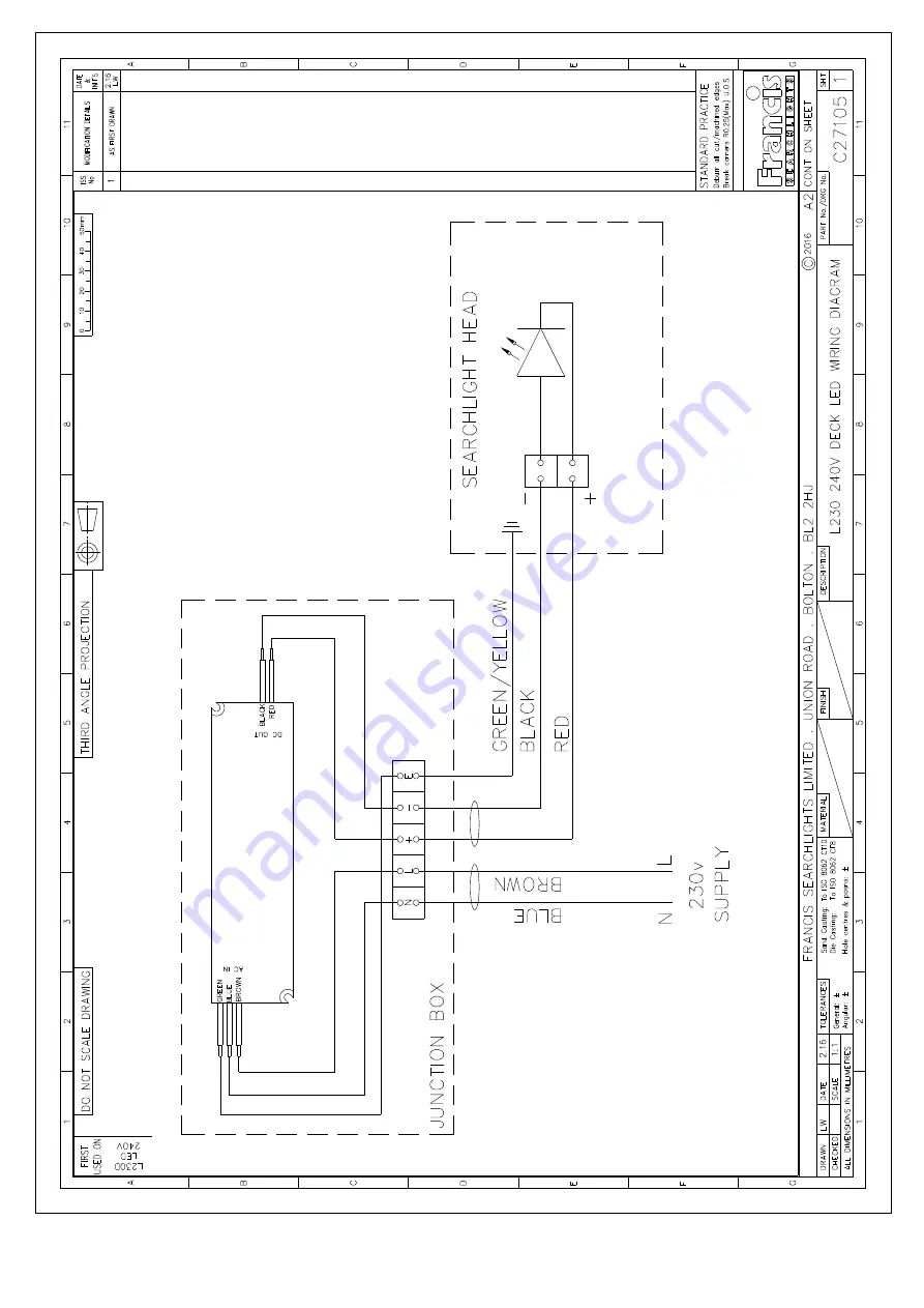 Francis A6138 User Instruction & Installation Manual Download Page 15