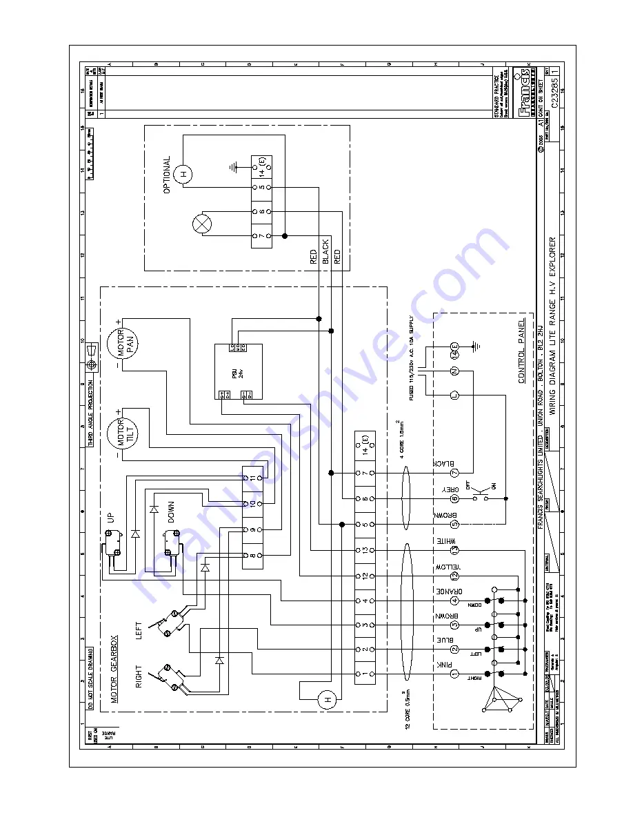 Francis L300RC Explorer H.V User Instruction & Installation Manual Download Page 15