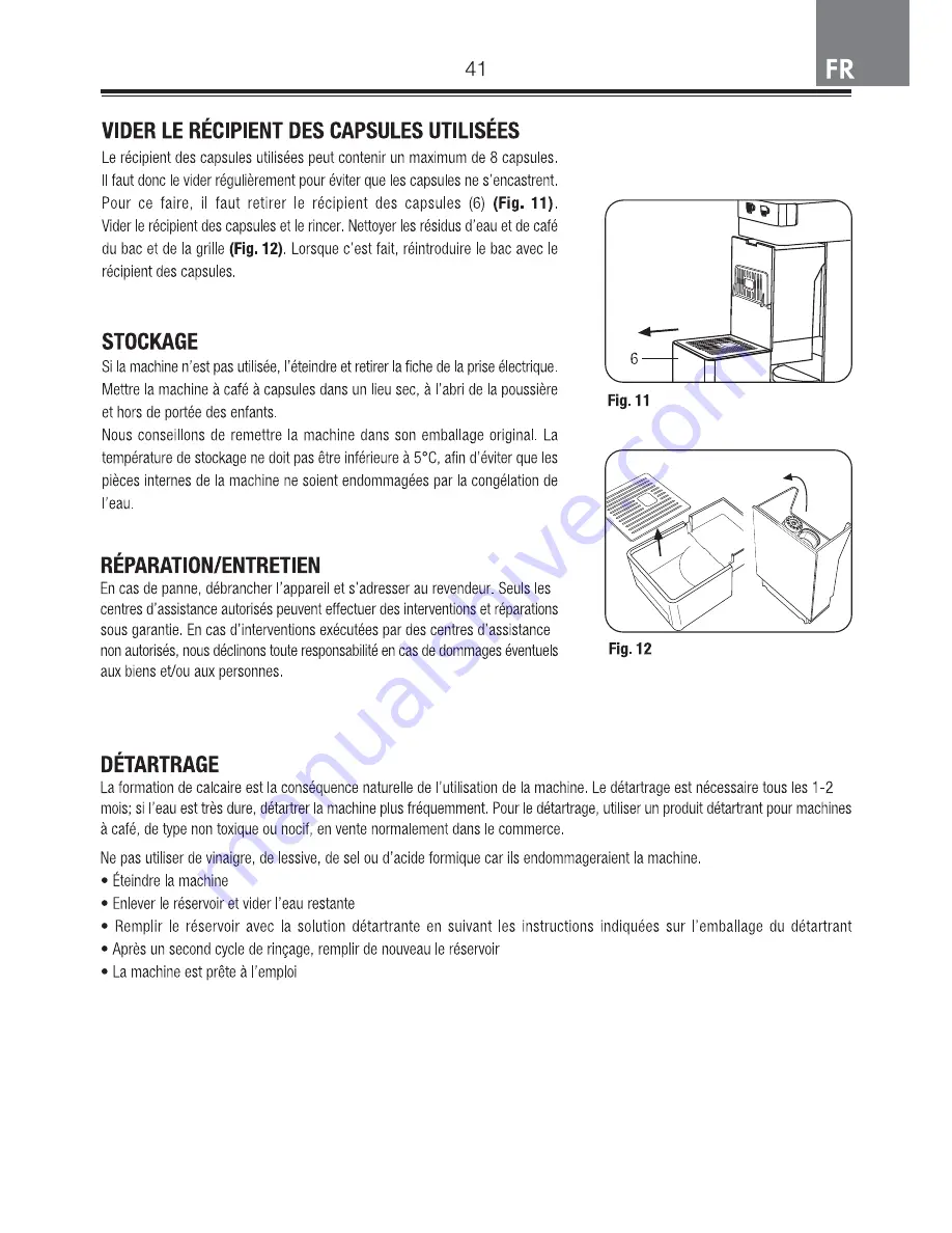 FrancisFrancis Y3 Iperespresso Instruction Manual Download Page 41