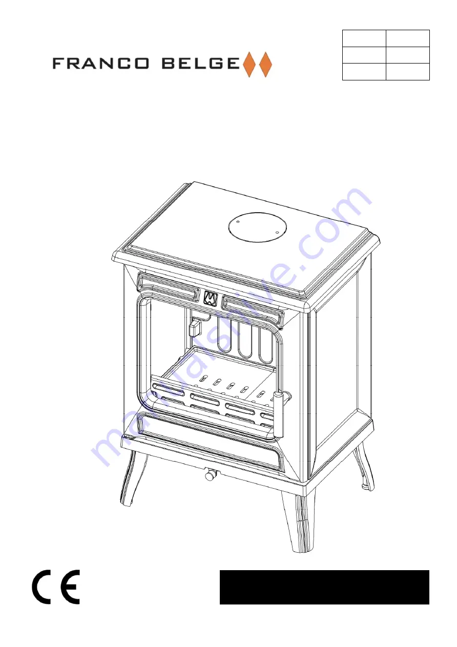 FRANCO BELGE VICKY 5 Manual Download Page 1