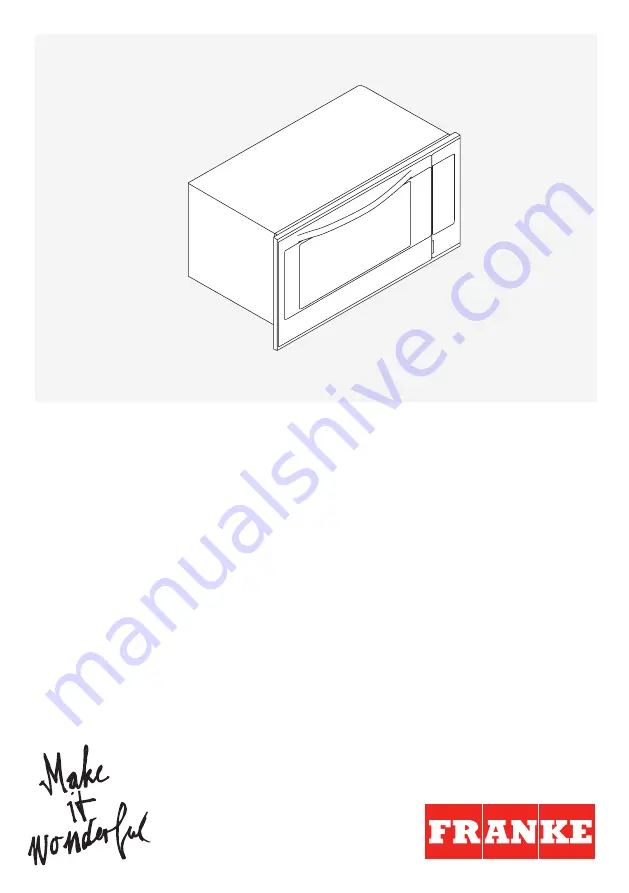 Franke 116.0613.109 Installation And User Manual Download Page 1