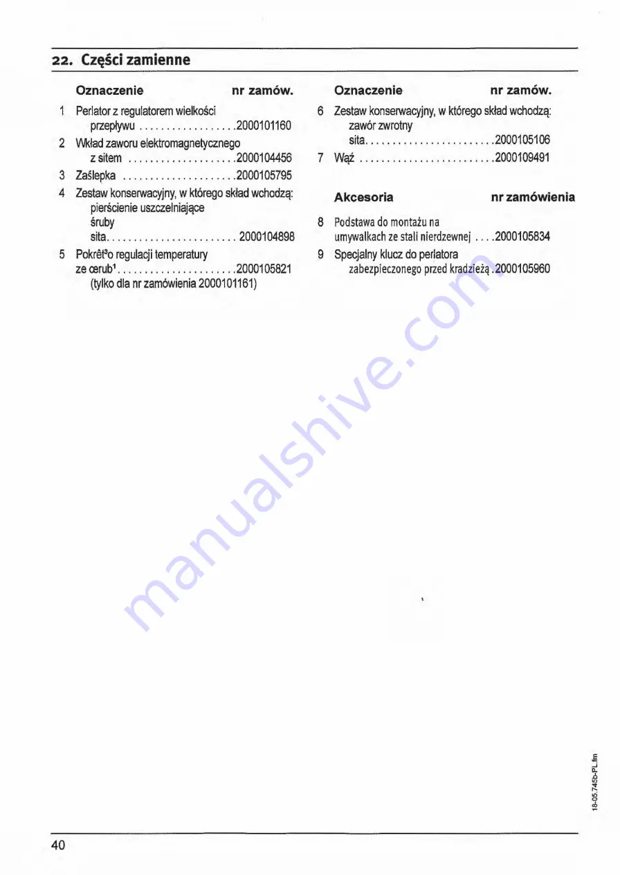 Franke 2000101161 Скачать руководство пользователя страница 40