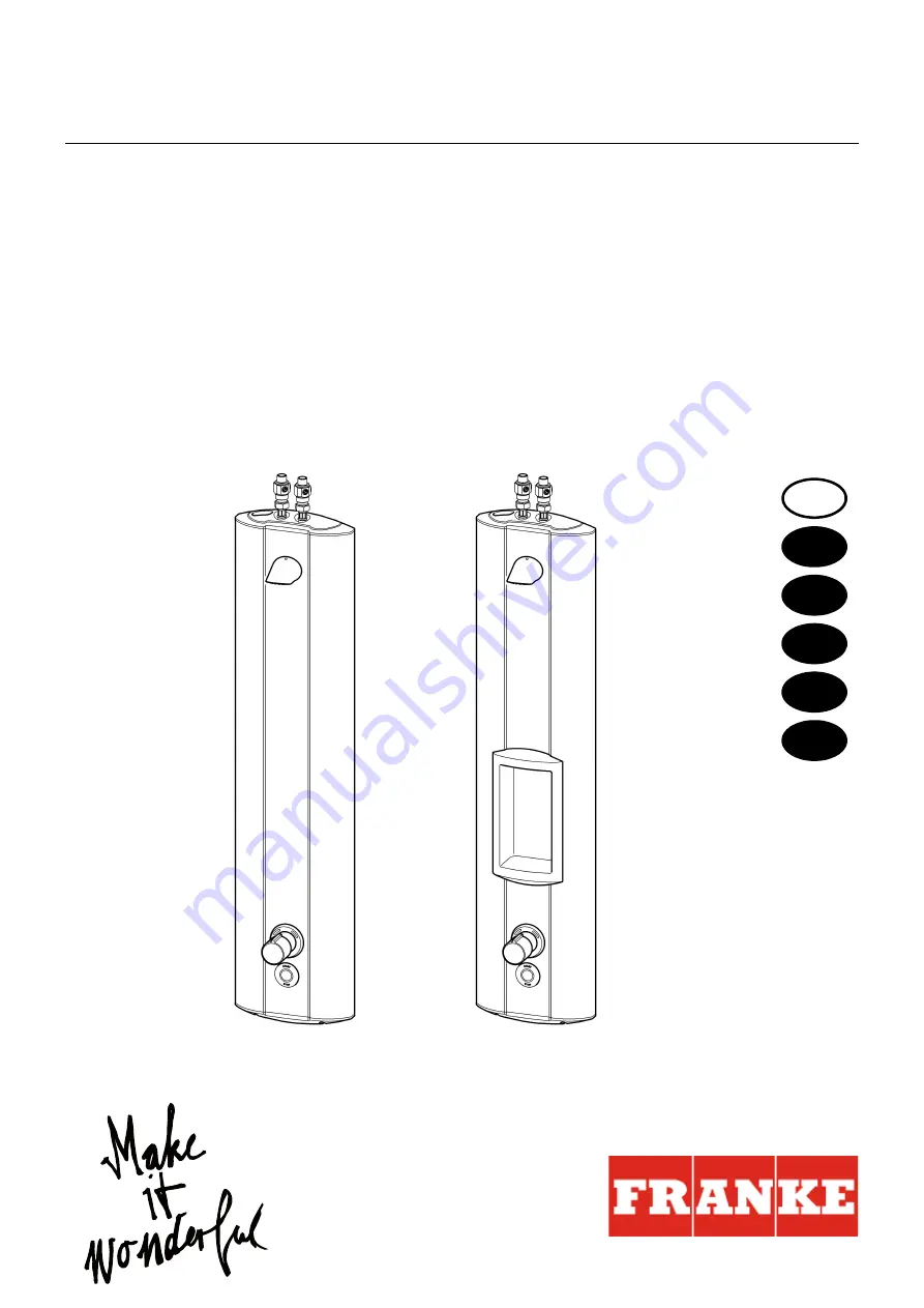 Franke 2030020357 Installation And Operating Instructions Manual Download Page 1