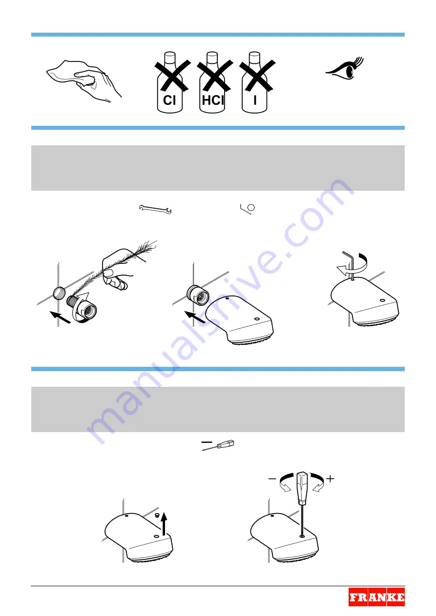 Franke 2030021282 Installation And Operating Instructions Manual Download Page 3