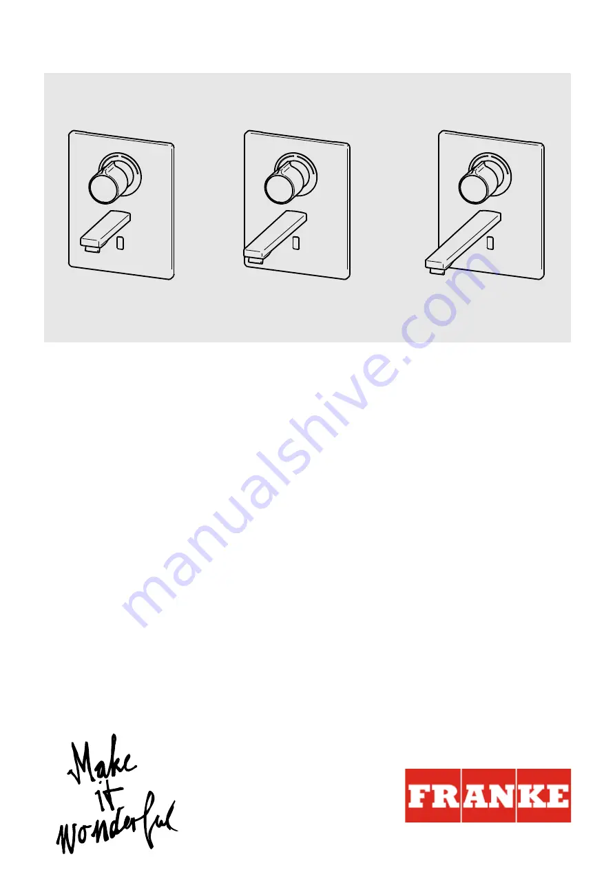 Franke 2030029015 Installation And Operating Instructions Manual Download Page 1