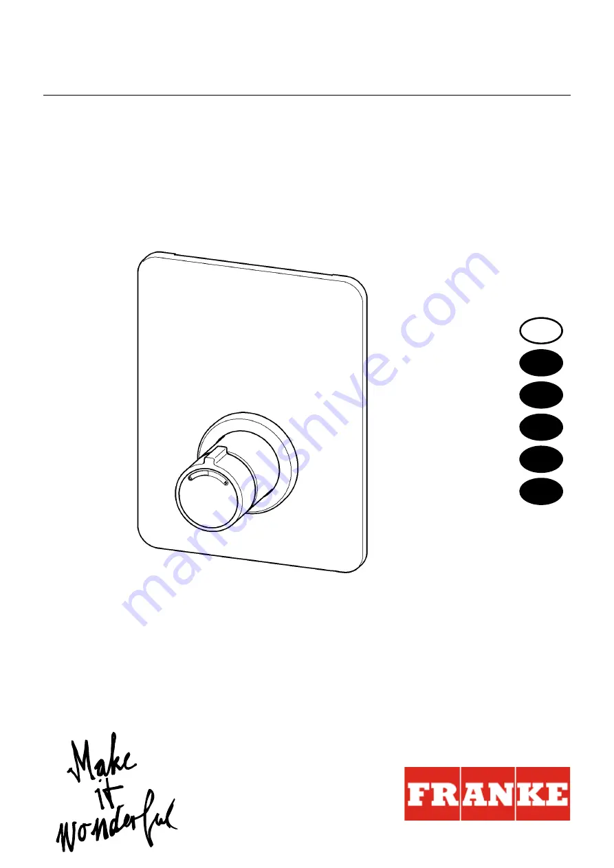 Franke 2030040074 Installation And Operating Instructions Manual Download Page 1