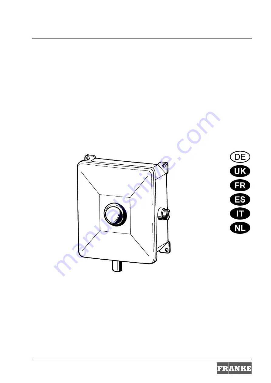 Franke 2608 34 34-R Installation And Operating Instructions Manual Download Page 1