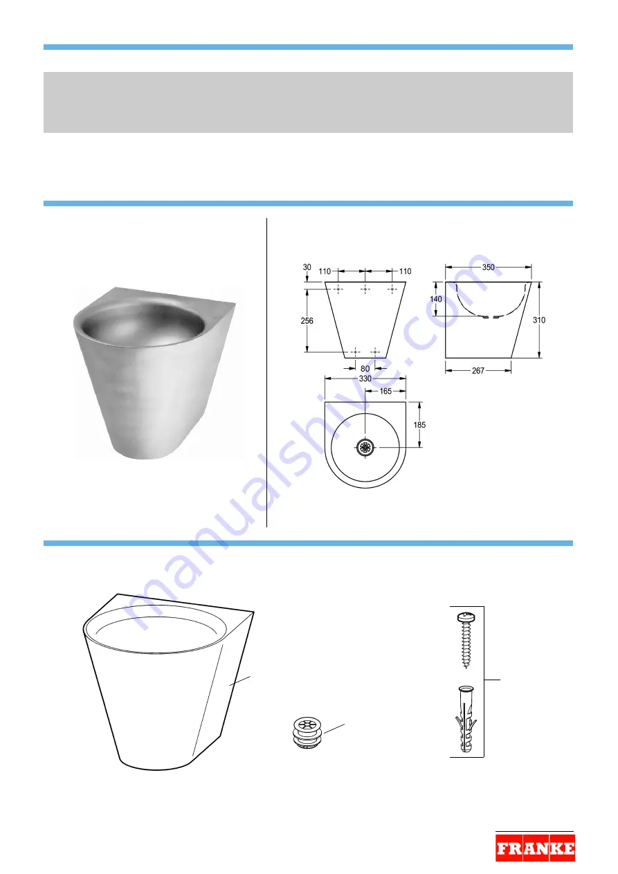 Franke 7612210016837 Installation And Operating Instructions Download Page 1