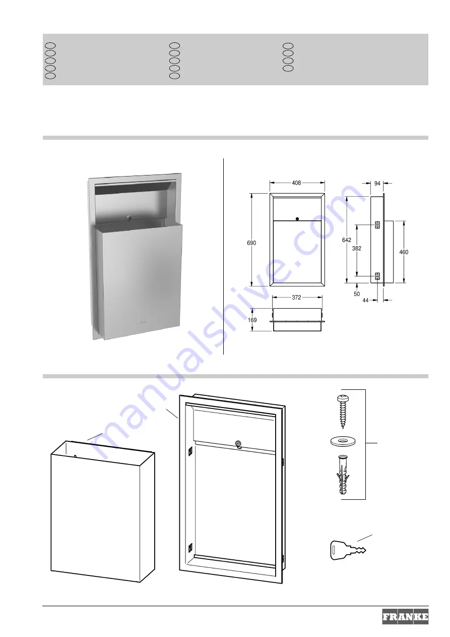 Franke 7612210067174 Installation And Operating Instructions Download Page 1