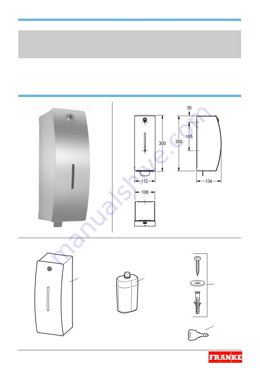 Franke 7612210068881 Installation And Operating Instructions Manual Download Page 1