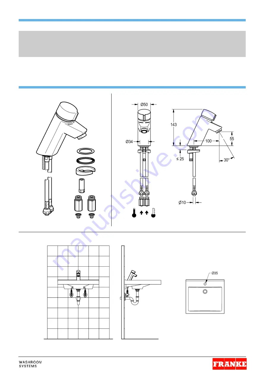 Franke 7612982080579 Installation And Operating Instructions Manual Download Page 1