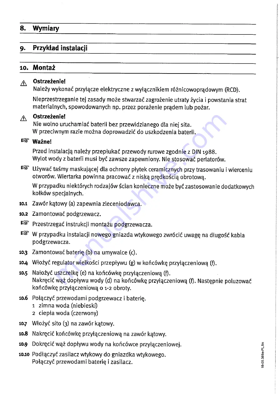 Franke 7612982085512 Nstallation And Operating Instructions Download Page 46