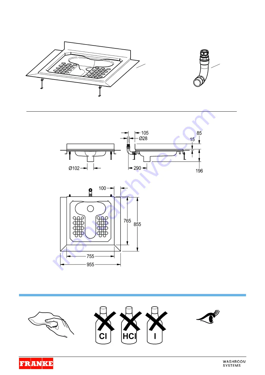 Franke 7612982171635 Installation And Operating Instructions Manual Download Page 2