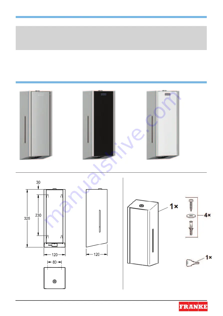 Franke EXOS625B Скачать руководство пользователя страница 1