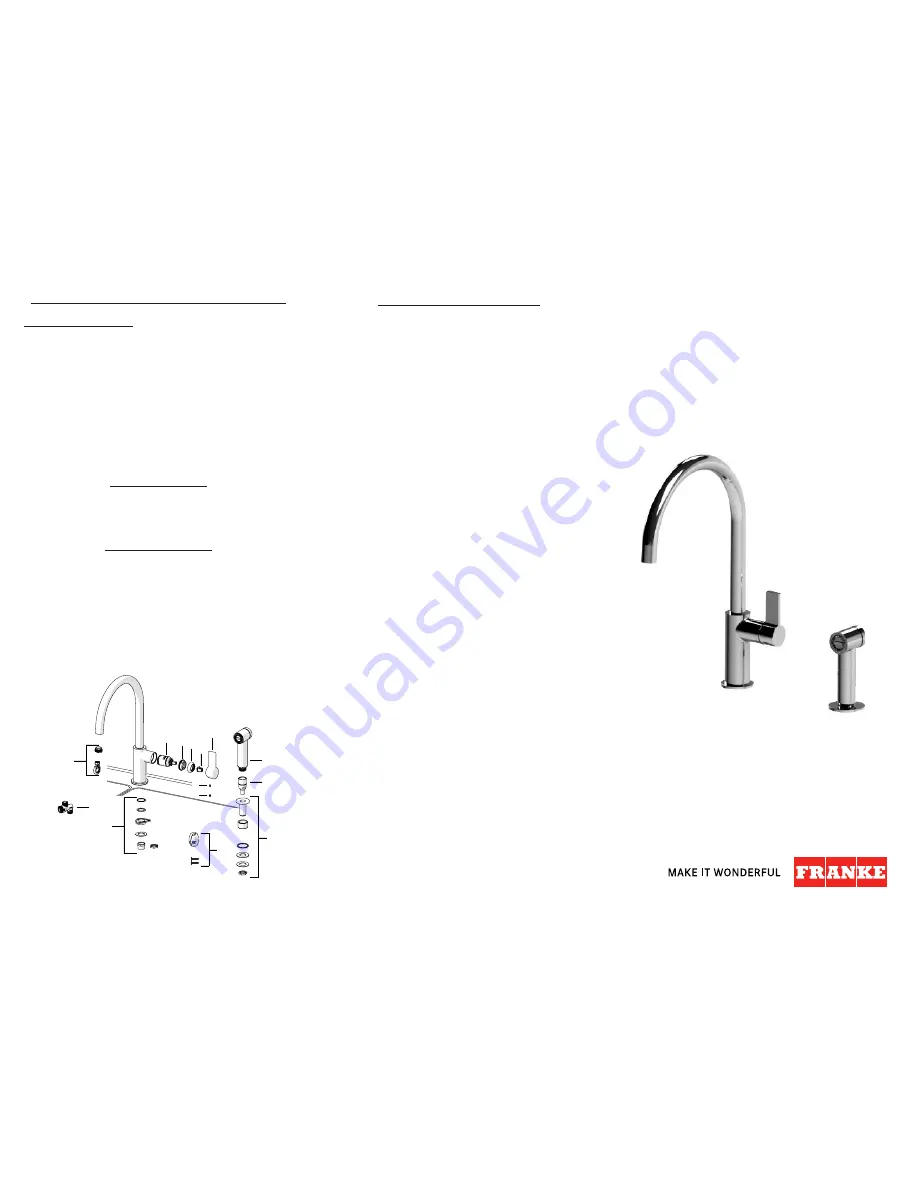 Franke FFS3100 Installation Manual Download Page 1