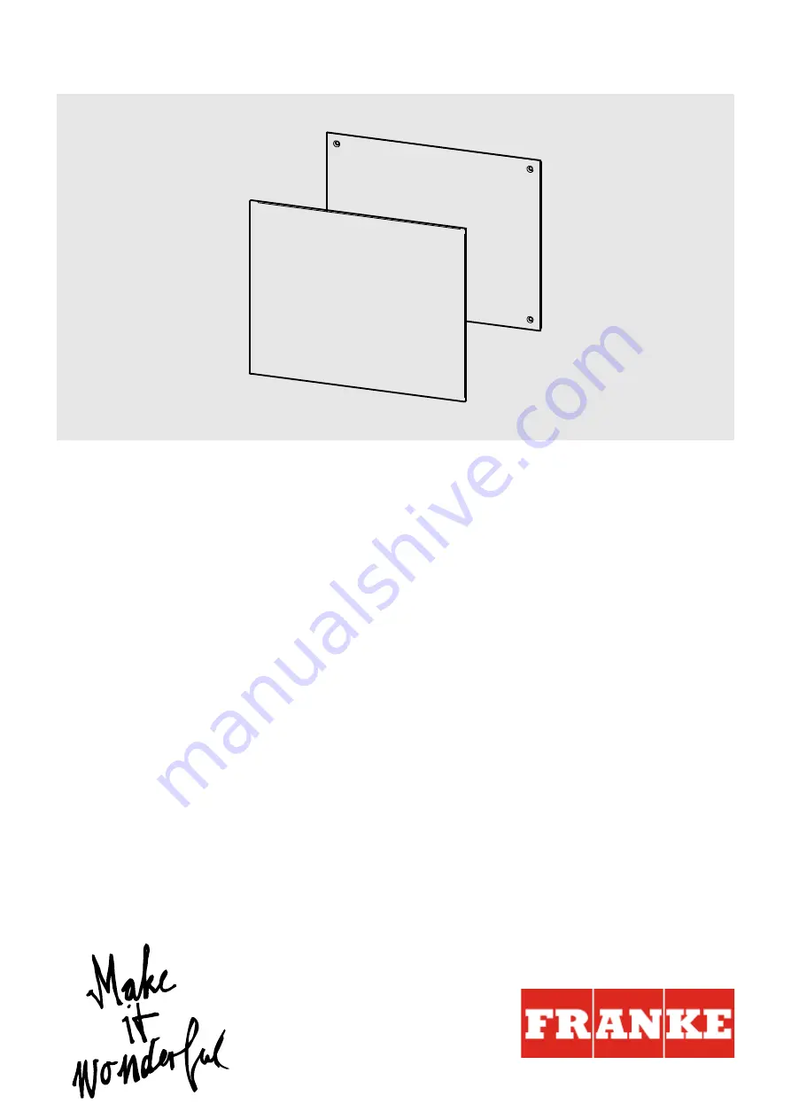 Franke HDTX0013 Installation And Operating Instructions Manual Download Page 1