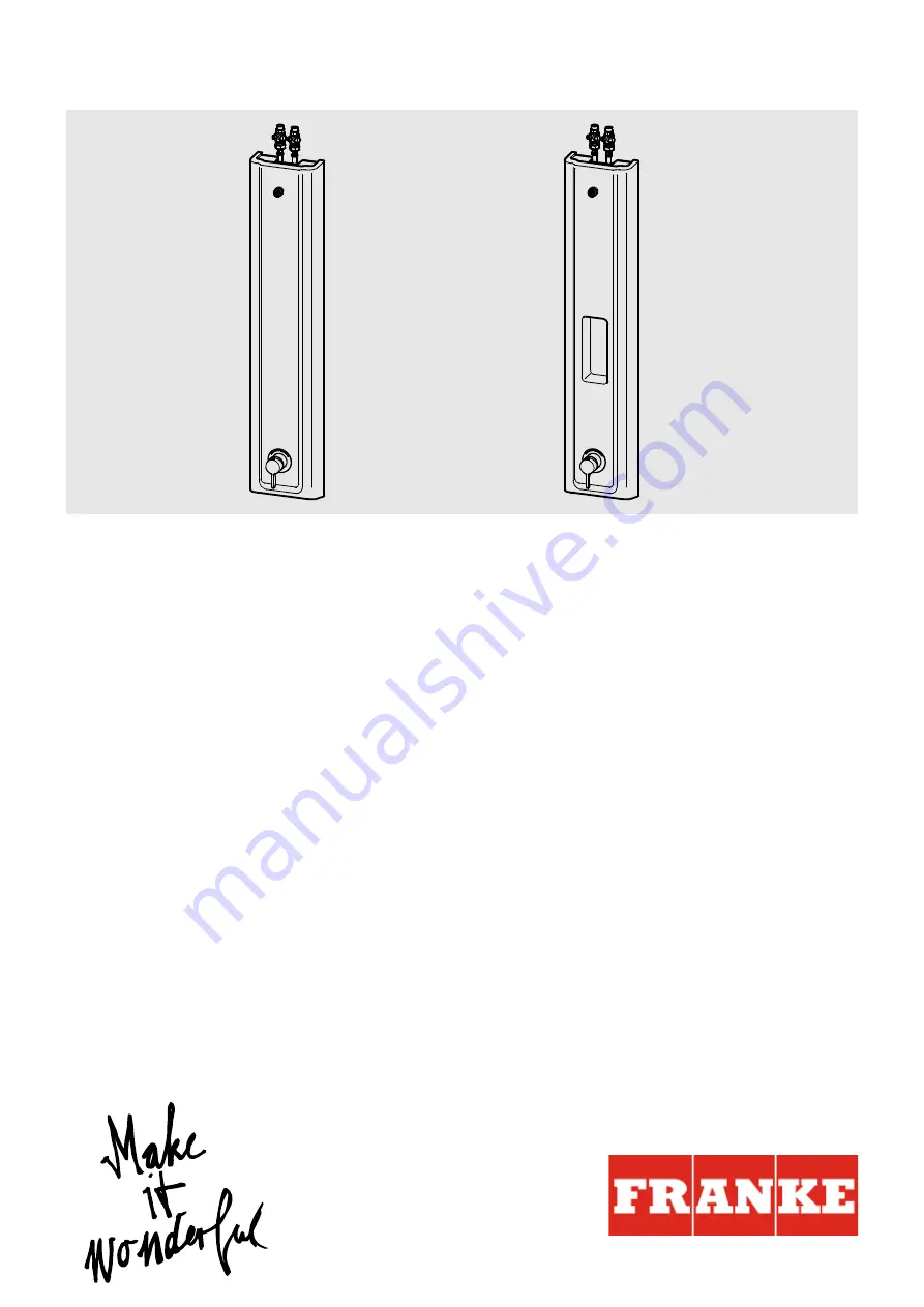 Franke MIRANIT F5 Series Installation And Operating Instructions Manual Download Page 1