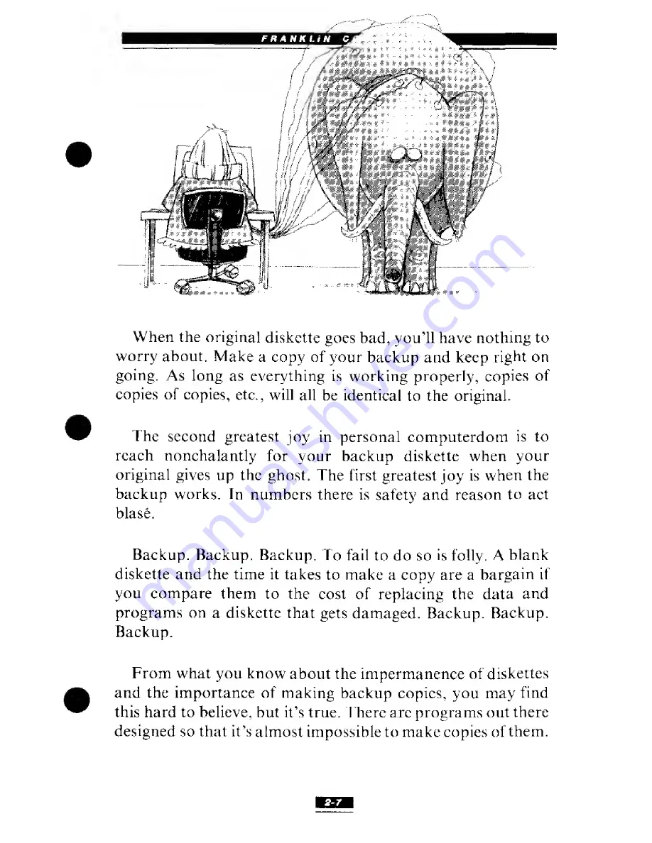 Franklin Ace 1000 User'S Reference Manual Download Page 59