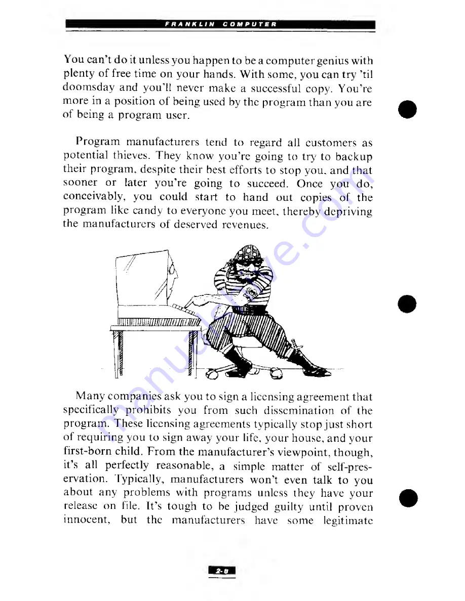 Franklin Ace 1000 User'S Reference Manual Download Page 60