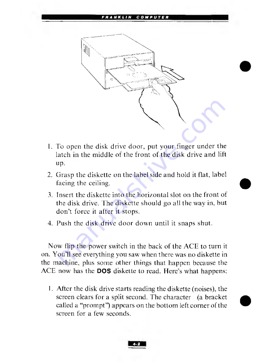 Franklin Ace 1000 User'S Reference Manual Download Page 83