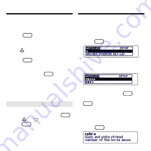 Franklin BOOKMAN EMQ-2061 User Manual Download Page 8