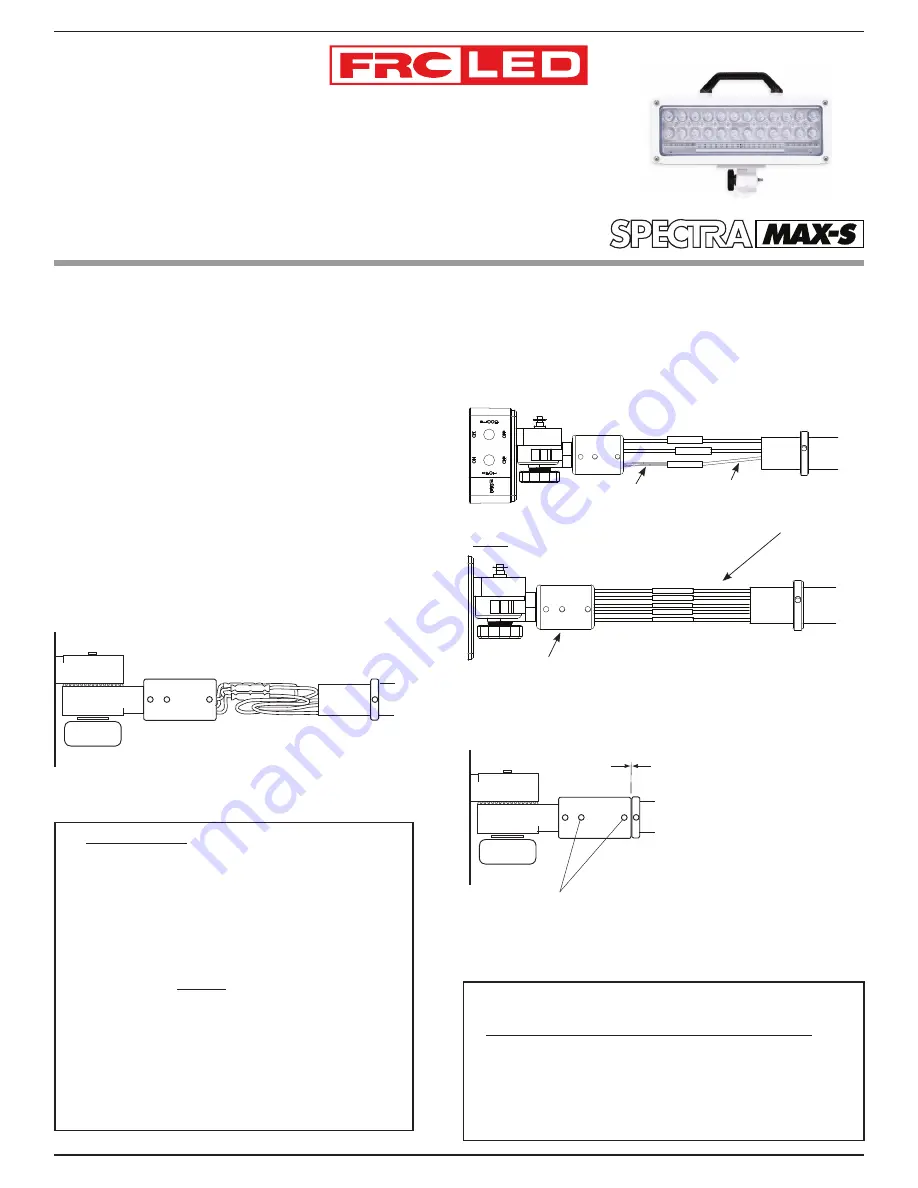 FRC SPECTRA MAX-S Wiring, Installation And Mounting Templates Download Page 1