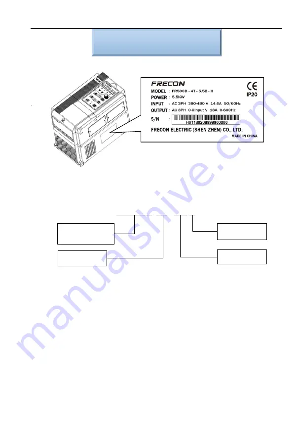 Frecon FR500D-4T-011B Скачать руководство пользователя страница 3