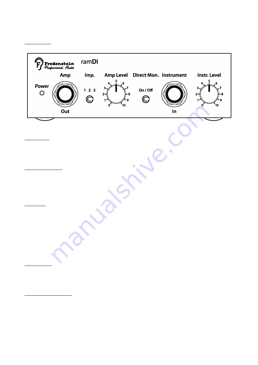 Fredenstein ramDI Operating Manual Download Page 4