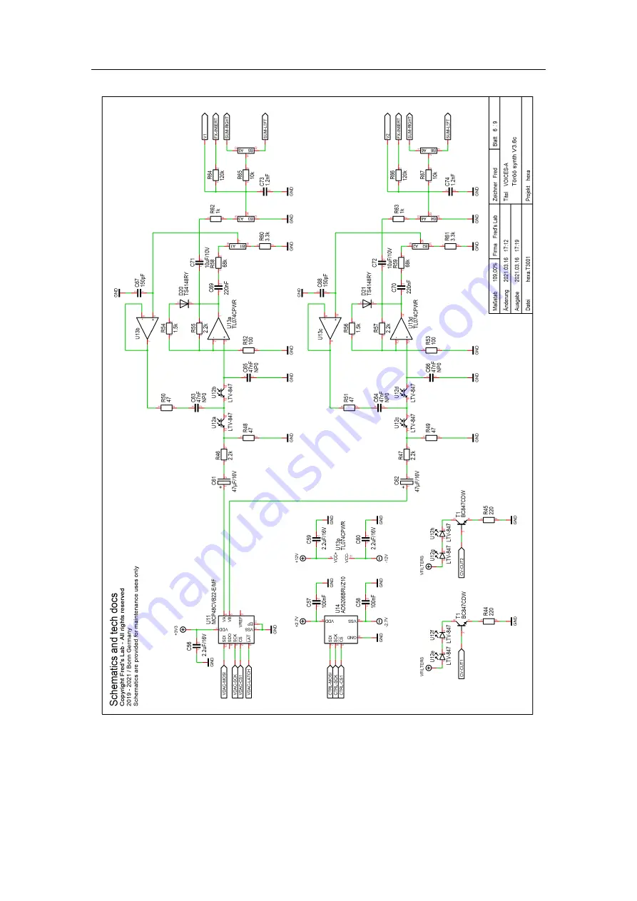 Fred’s Lab TOORO User And Service Manual Download Page 61