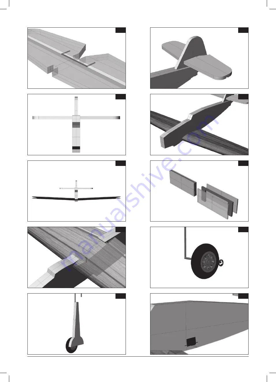 FREE AIR Bf-109f Assembly Instructions Download Page 3