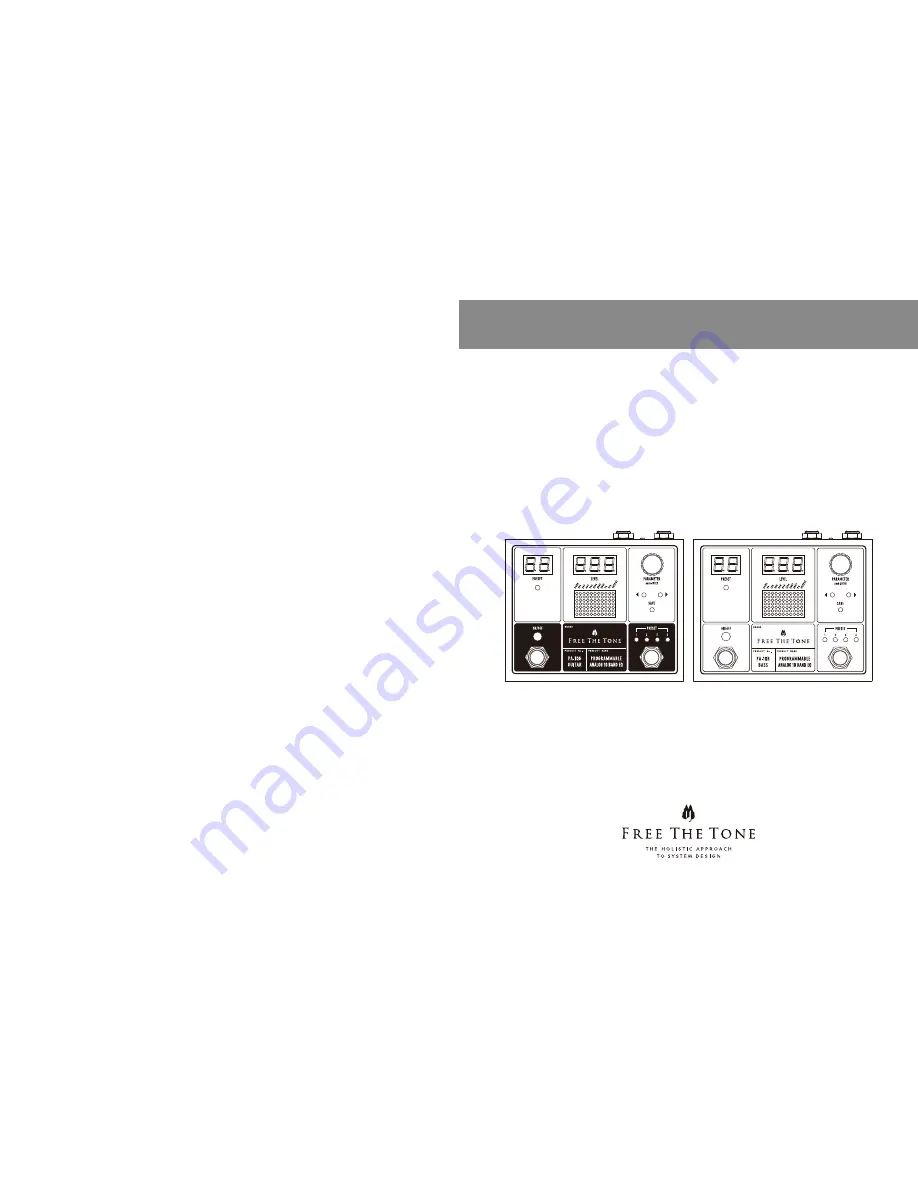 Free The Tone PA-1QB Owner'S Manual Download Page 1