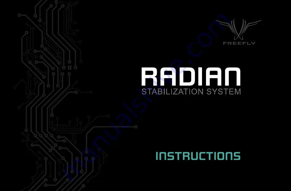 Freefly RADIAN Instructions Manual Download Page 1