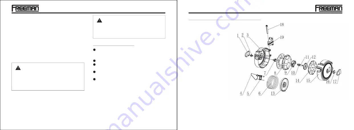 Freeman P1465CHR Manual Download Page 5