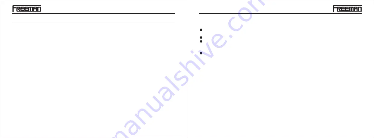 Freeman P1465CHR Manual Download Page 6