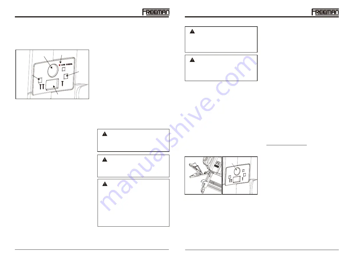 Freeman PE20V31618G Manual Download Page 6